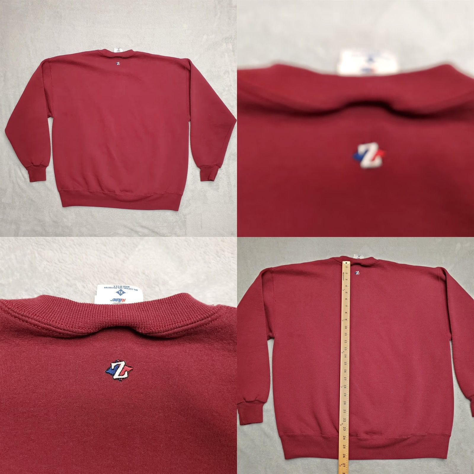 Jerzees VINTAGE Jerzees Sweatshirt Mens XL Red Pullover Crewneck NUBLEND 80s 90s USA USA Mens Regular Size XL Red Crew Neck Cotton Polyester Solid Size US XL / EU 56 / 4 - 8 Thumbnail
