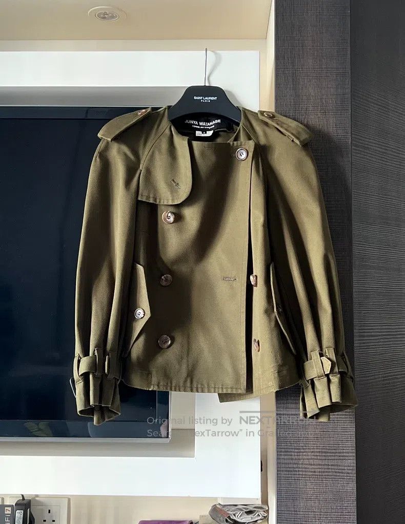 Junya Watanabe Junya Watanabe Lady's Short Military Trench Jacket Size S / US 4 / IT 40 - 2 Thumbnail