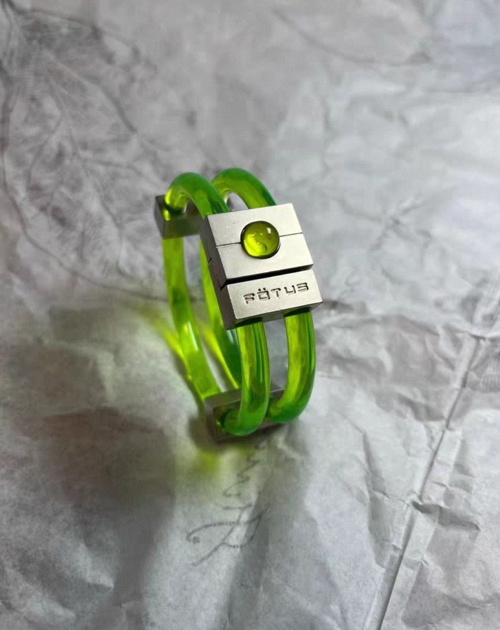 Fotus Fotus Fluorescent green Bracelet. Size ONE SIZE - 1 Thumbnail
