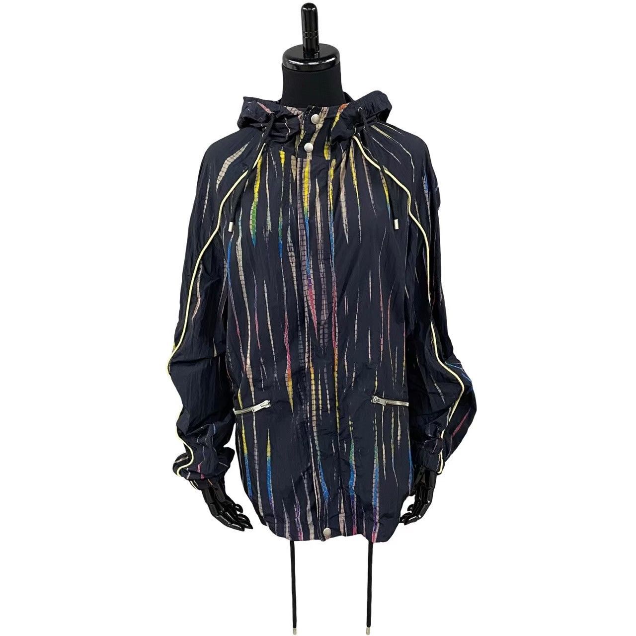 Yves Saint Laurent Yves Saint Laurent Saint Laurent Paris Nylon Stripe Jacket Textile Outerwear DUTY FREE for USA Size ONE SIZE - 1 Thumbnail