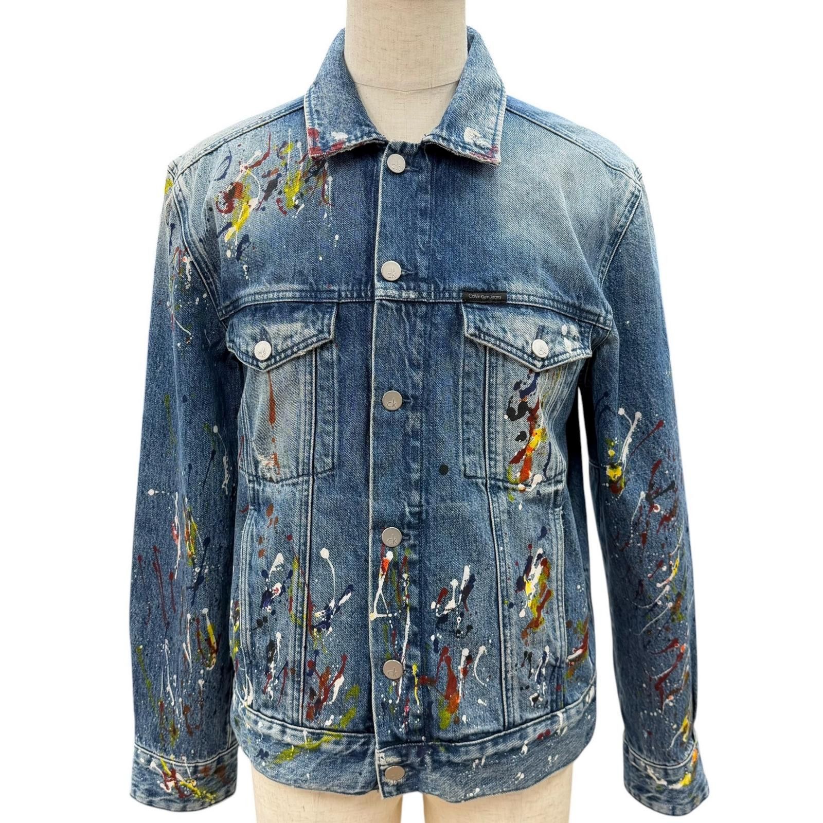 Other Other Calvin Klein Jeans Cotton Denim Jacket Textile Outerwear DUTY FREE for USA Size ONE SIZE - 1 Thumbnail