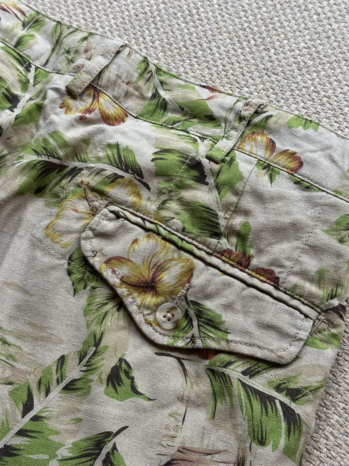 Engineered Garments Gurkha Shorts SS15 Safari Floral Size US 32 / EU 48 - 4 Thumbnail