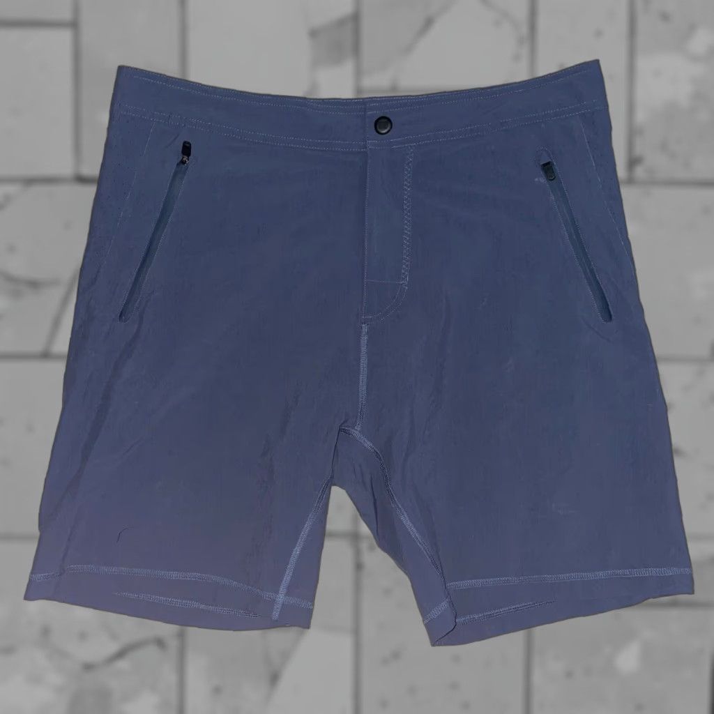 Vintage Madk Weldon blue board shorts Mens Large 36” Board Shorts Men Blue 36” L Size US 33 - 1 Thumbnail