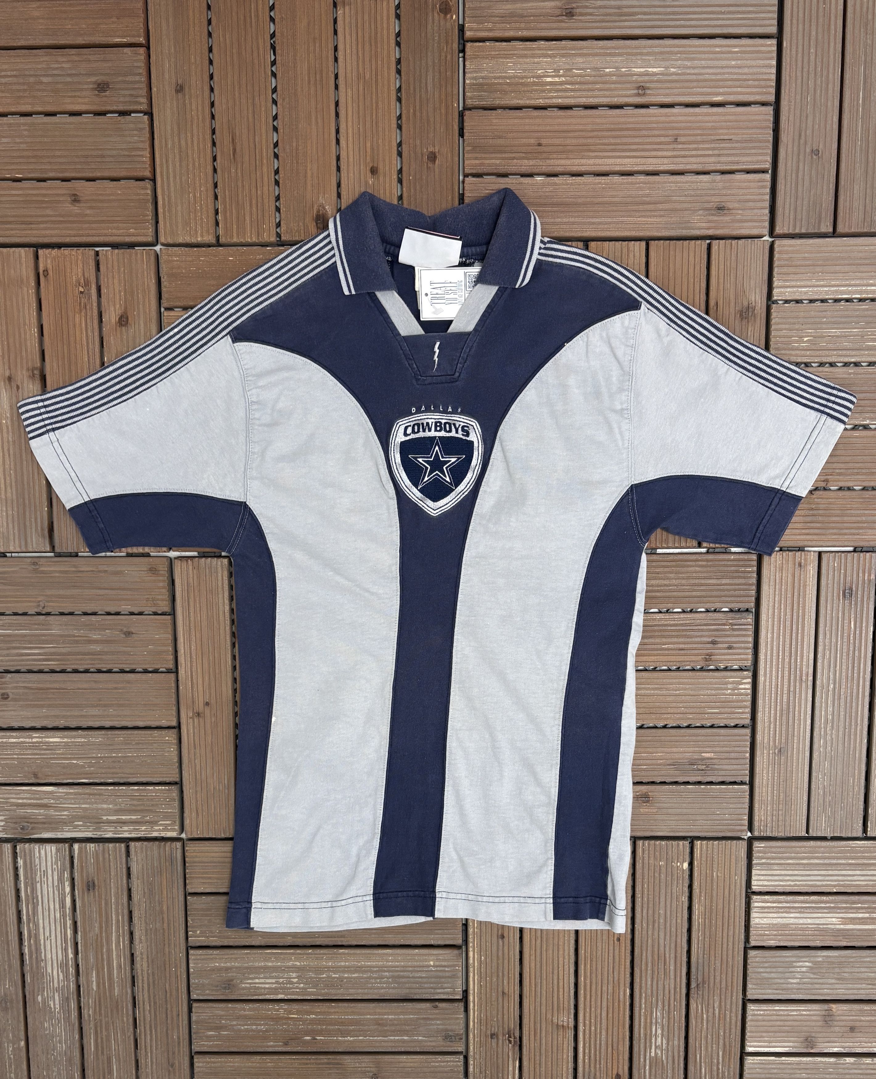 Vintage Dallas Cowboys Stitched Vintage Blue T-Shirt Tee Size US M / EU 48-50 / 2 - 1 Thumbnail
