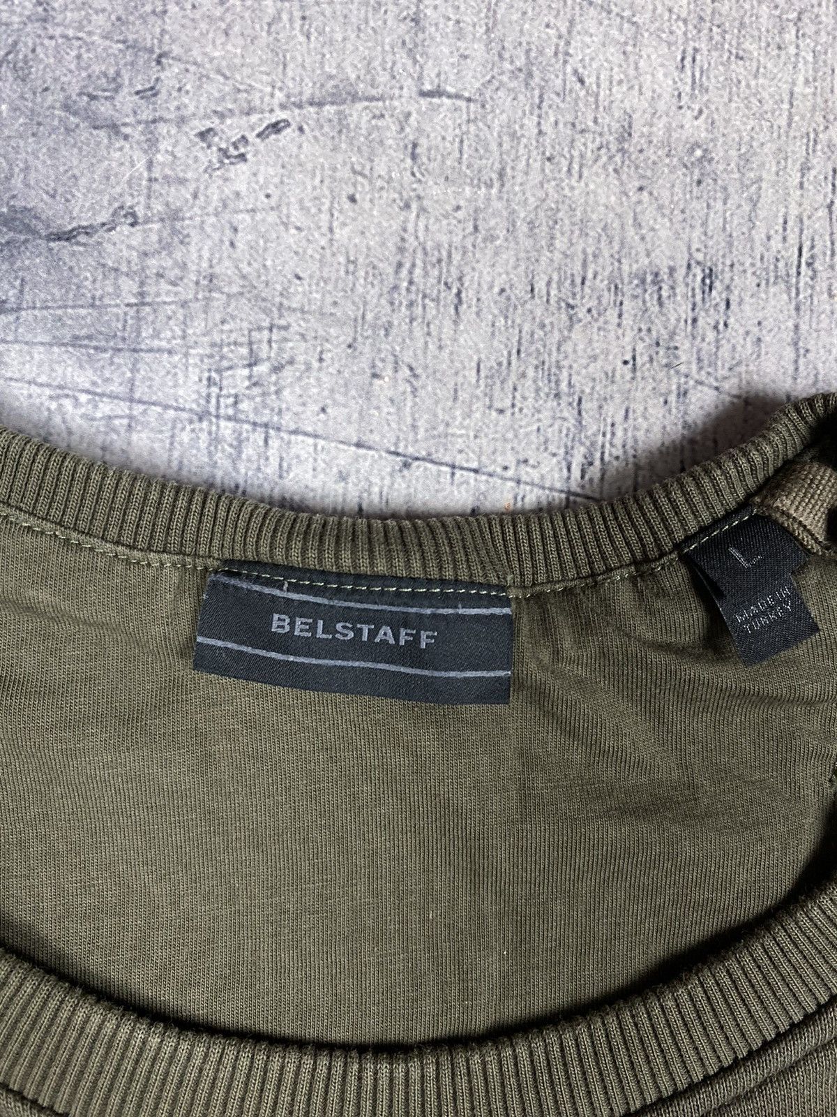 Belstaff Vintage Belstaff England Patch Lebel Designer Sweatshirt Size US L / EU 52-54 / 3 - 10 Thumbnail