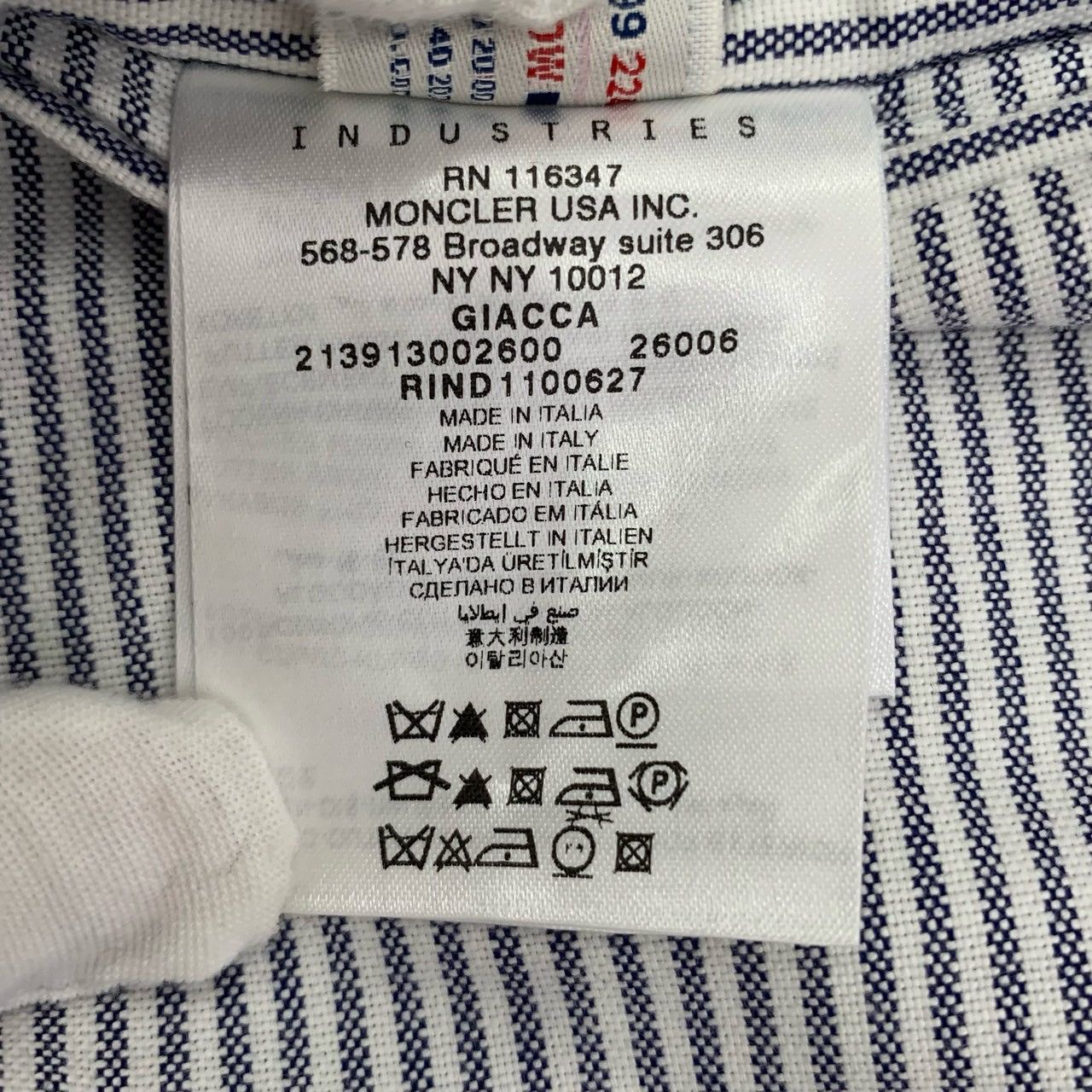 Moncler Moncler Grey Checkered Cotton Blazer Size US XS / EU 42 / 0 - 8 Thumbnail