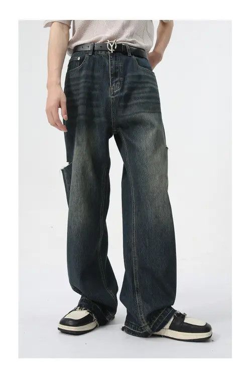 Other Street retro side hole design jeans Size US 32 / EU 48 - 3 Thumbnail