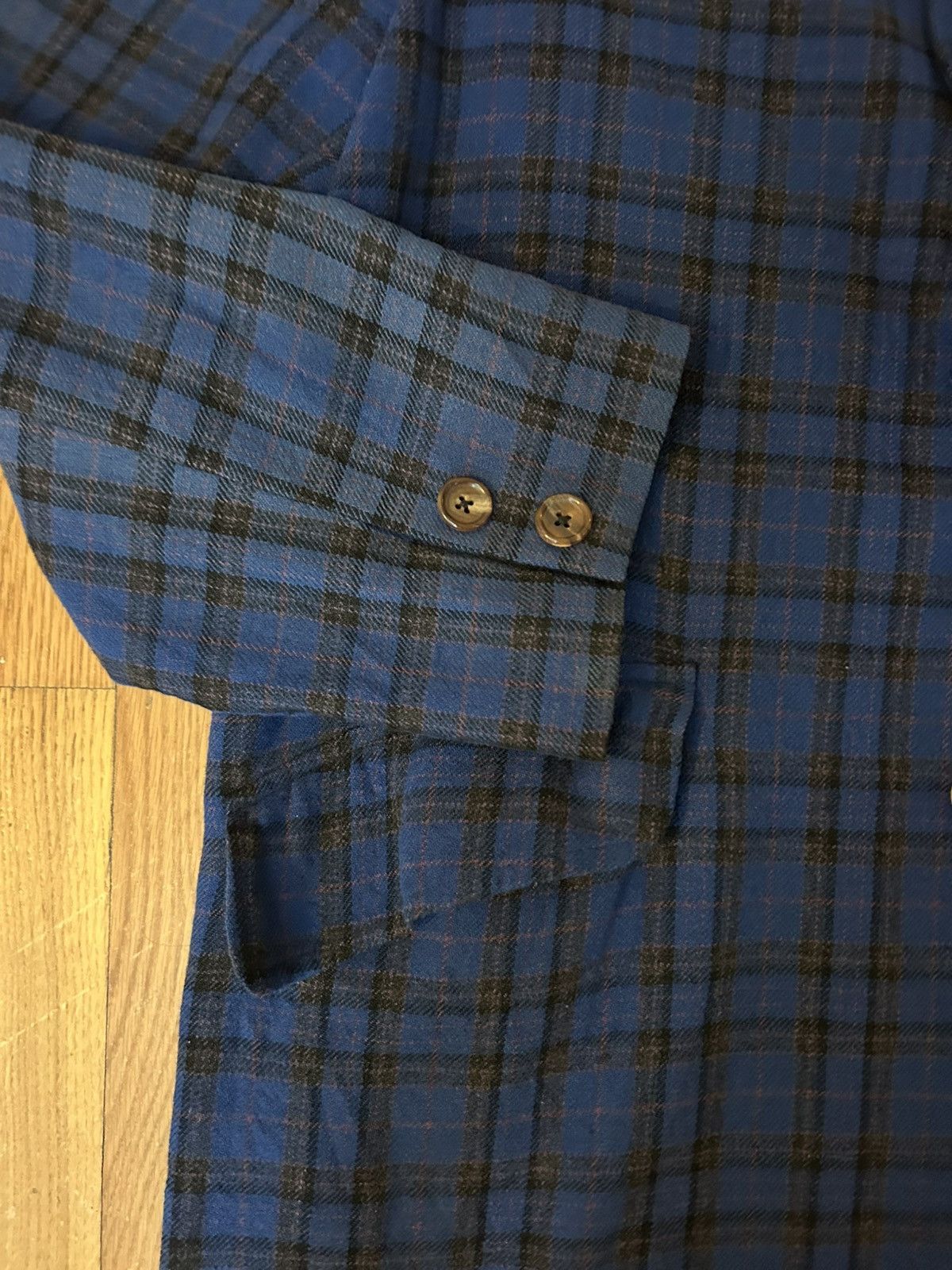 Yohji Yamamoto Yohji Yammamoto Homme Archive AW96 Plaid Coat Size US M / EU 48-50 / 2 - 12 Thumbnail