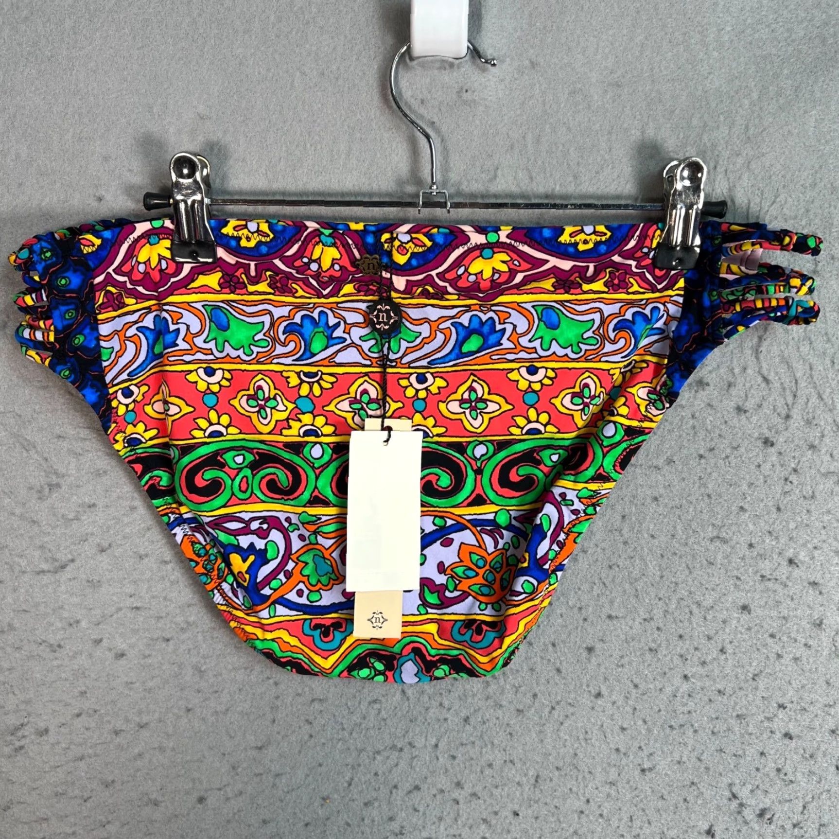 Nanette Lepore Nanette Lepore Bikini Bottoms Womens L Multicolor Hipster New! Size 36" / US 14 / IT 50 - 2 Thumbnail