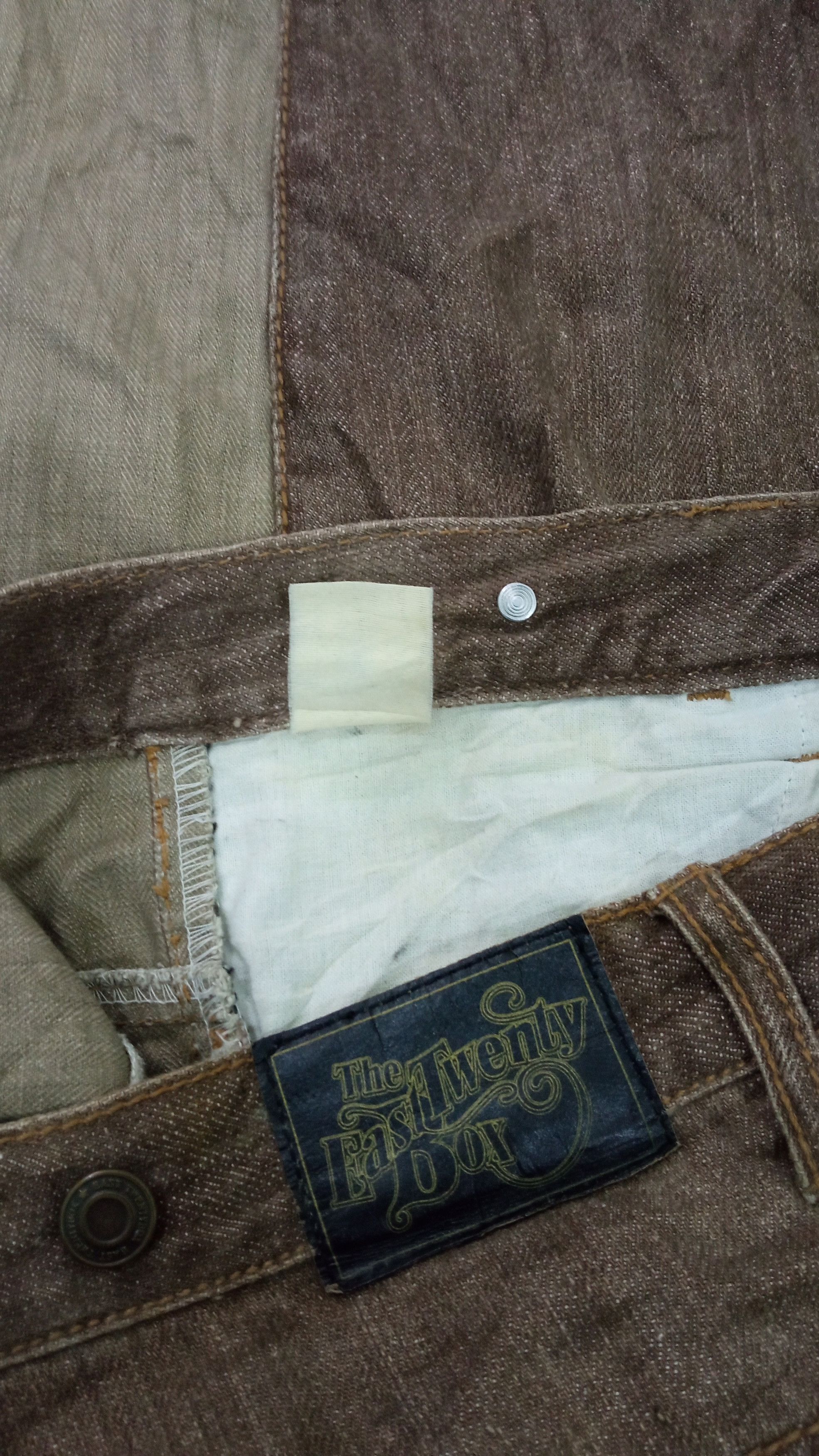 Japanese Brand × Vintage 🔥🔥TETB The East Twenty Box Two Tones Colour Pants Size US 31 - 21 Thumbnail