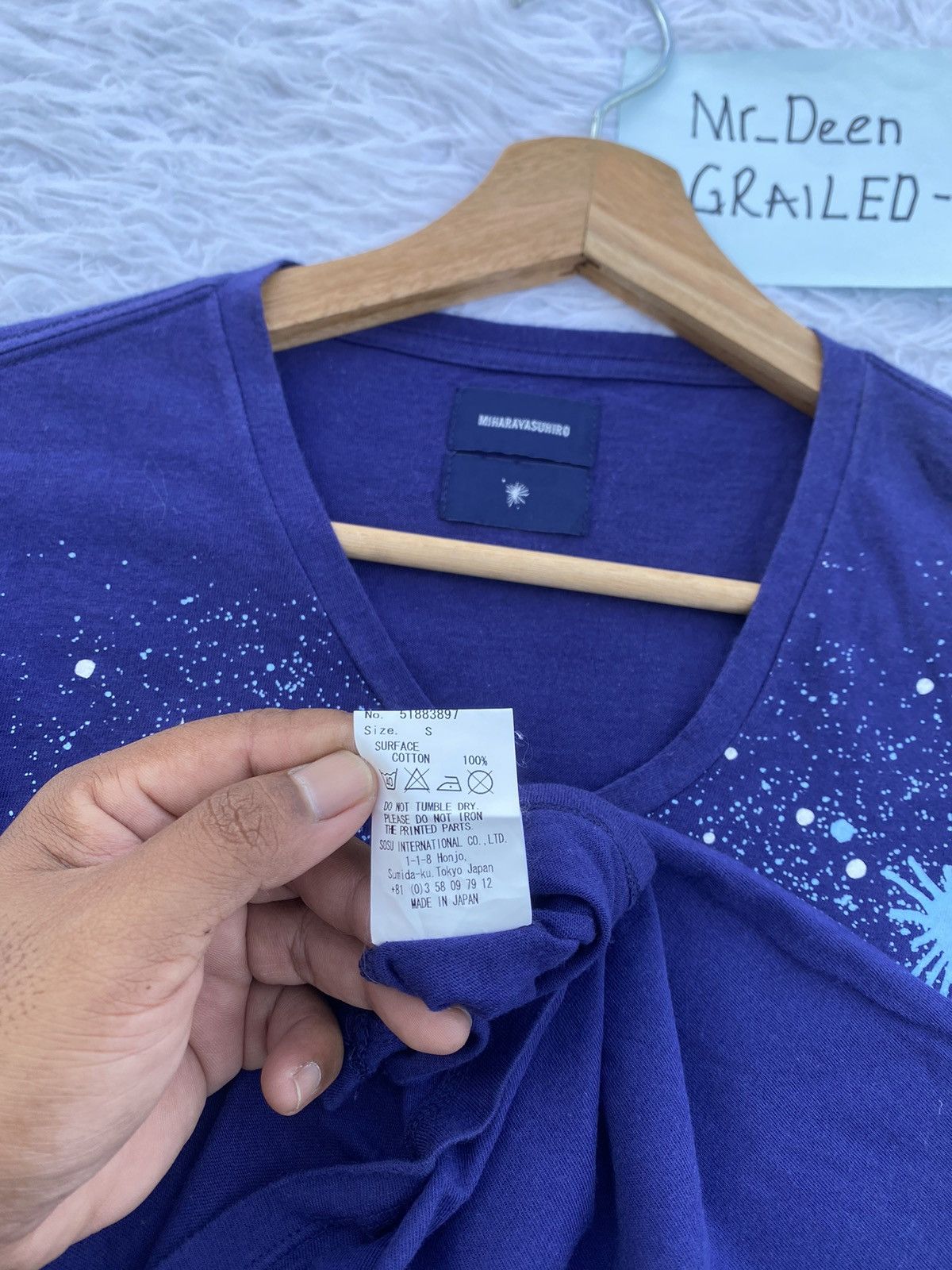 Maison MIHARA YASUHIRO Rare Miharayasuhiro Starry Night Tshirt Size US S / EU 44-46 / 1 - 12 Thumbnail