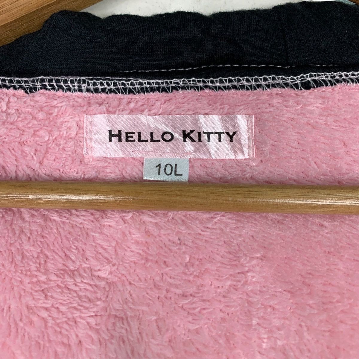 Japanese Brand HELLO KITTY EMBROIDERY LOGO PINK FLEECE HODDIES #0095-C6 Size US XXL / EU 58 / 5 - 19 Thumbnail