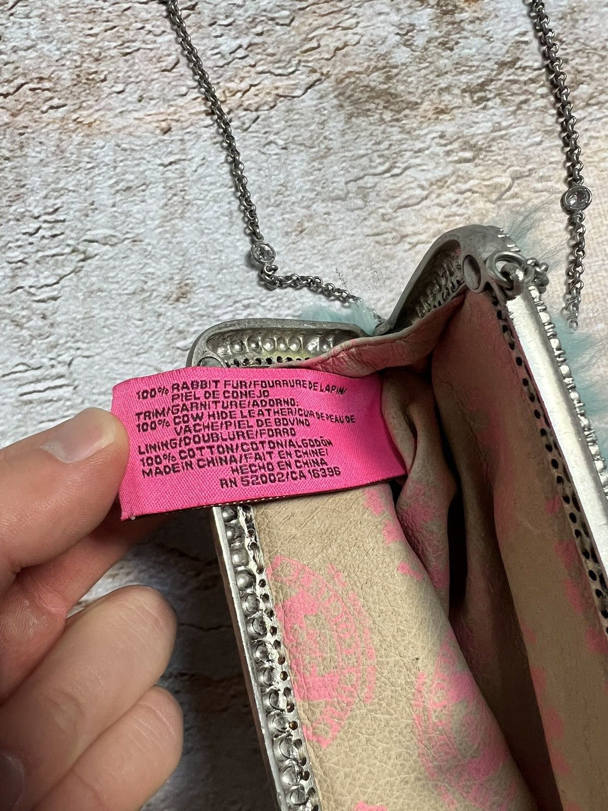 Juicy Couture Juicy Couture vintage rare fur mini shoulder bag Size ONE SIZE - 11 Thumbnail