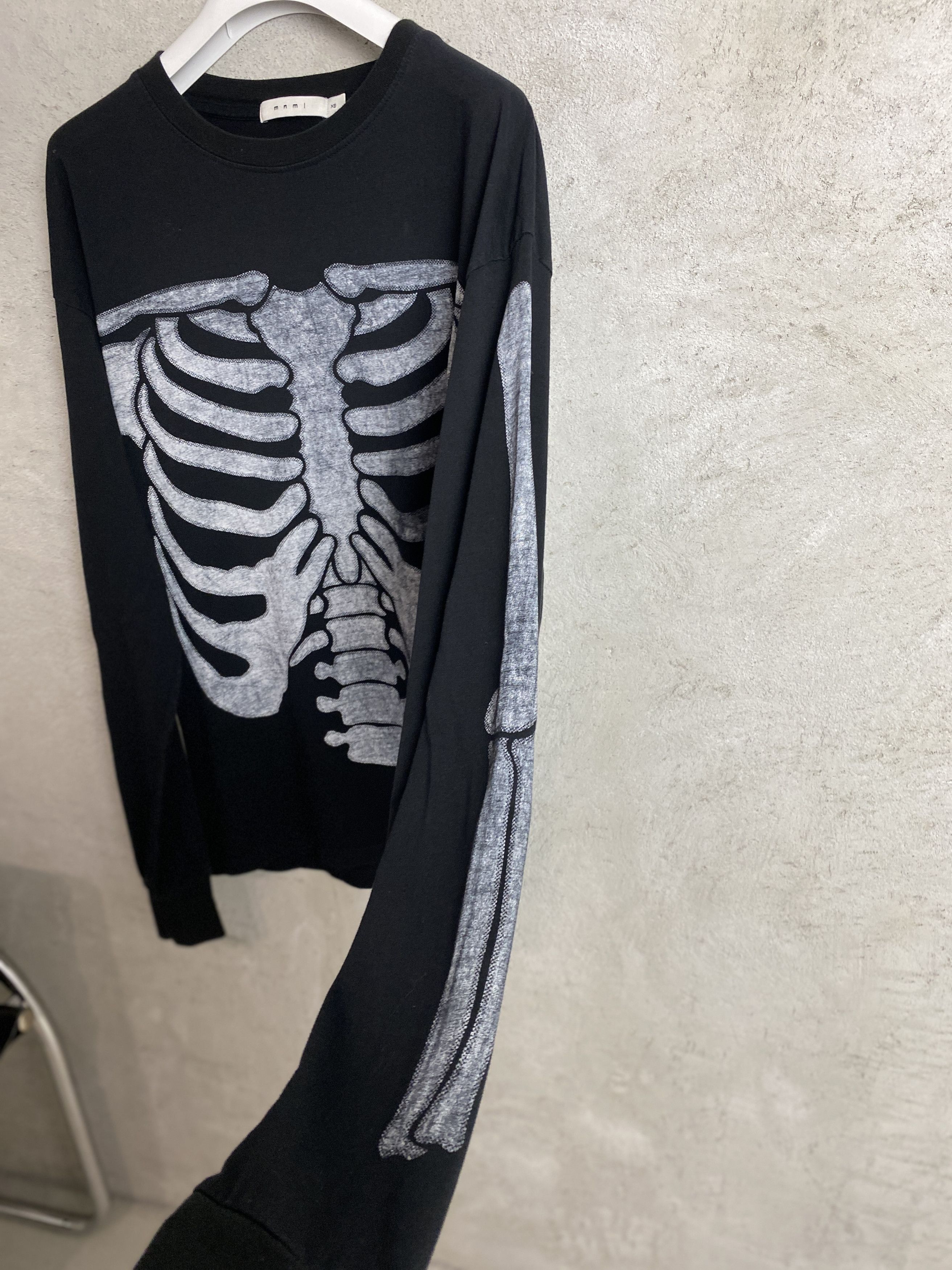 MNML MNML skeleton printed t-shirt tee long sleeve Size US XS / EU 42 / 0 - 3 Thumbnail