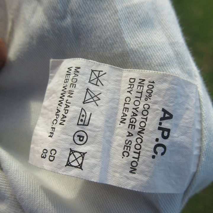 A.P.C. × Designer Vintage Classic A.P.C Blue washed Jeans Japan Market Rider Size US M / EU 48-50 / 2 - 2 Thumbnail