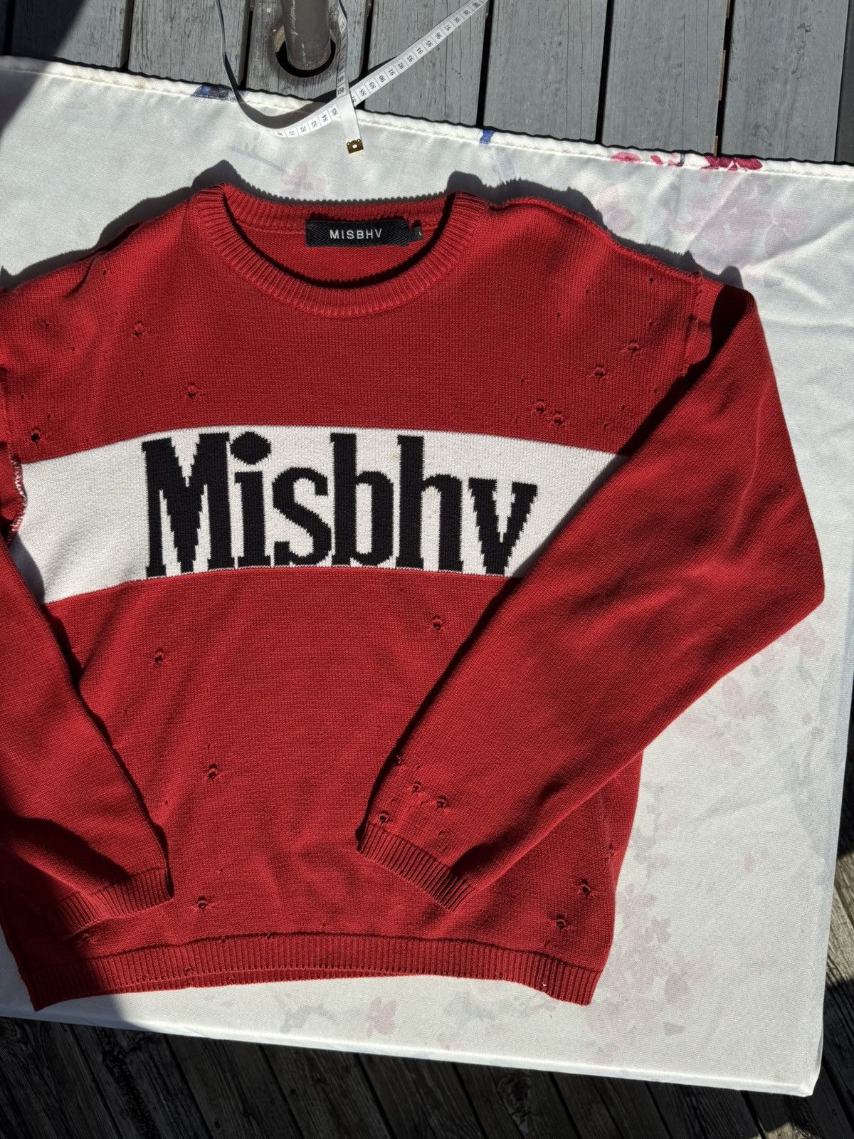 Misbhv Misbhv Marlboro Red Sweater Size US L / EU 52-54 / 3 - 6 Thumbnail