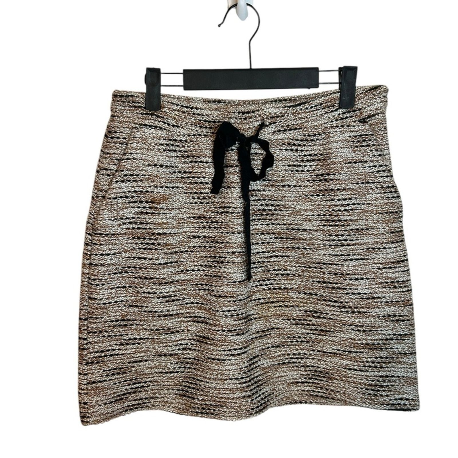 Loft Loft Elastic Waist Boucle Jogger Skirt Size 27" / US 4 / IT 40 - 3 Thumbnail
