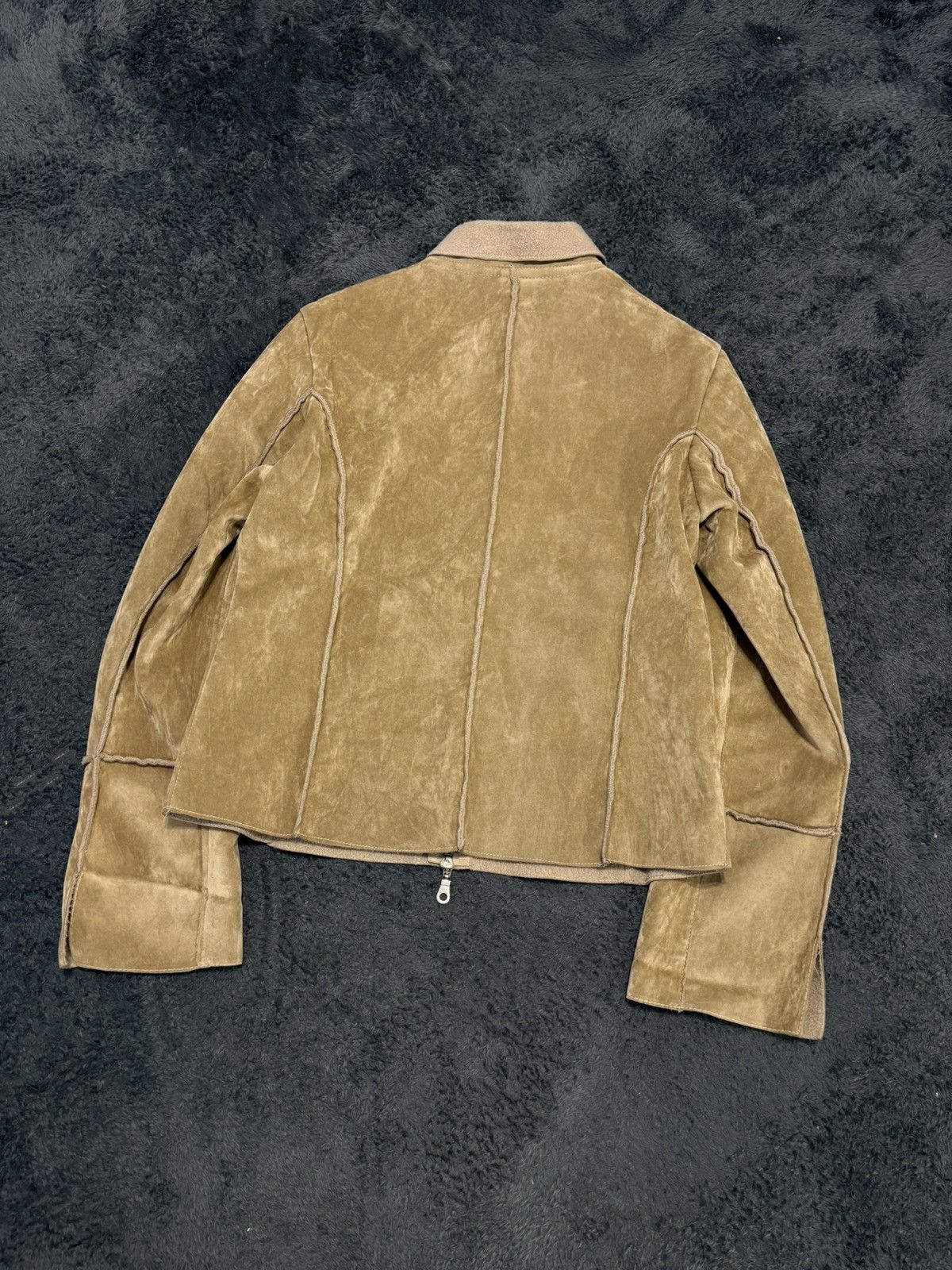Hysteric Glamour × Undercover 2000s Vibe Wool Leather Y2K Juicy Couture Style Jacket Size M / US 6-8 / IT 42-44 - 6 Thumbnail