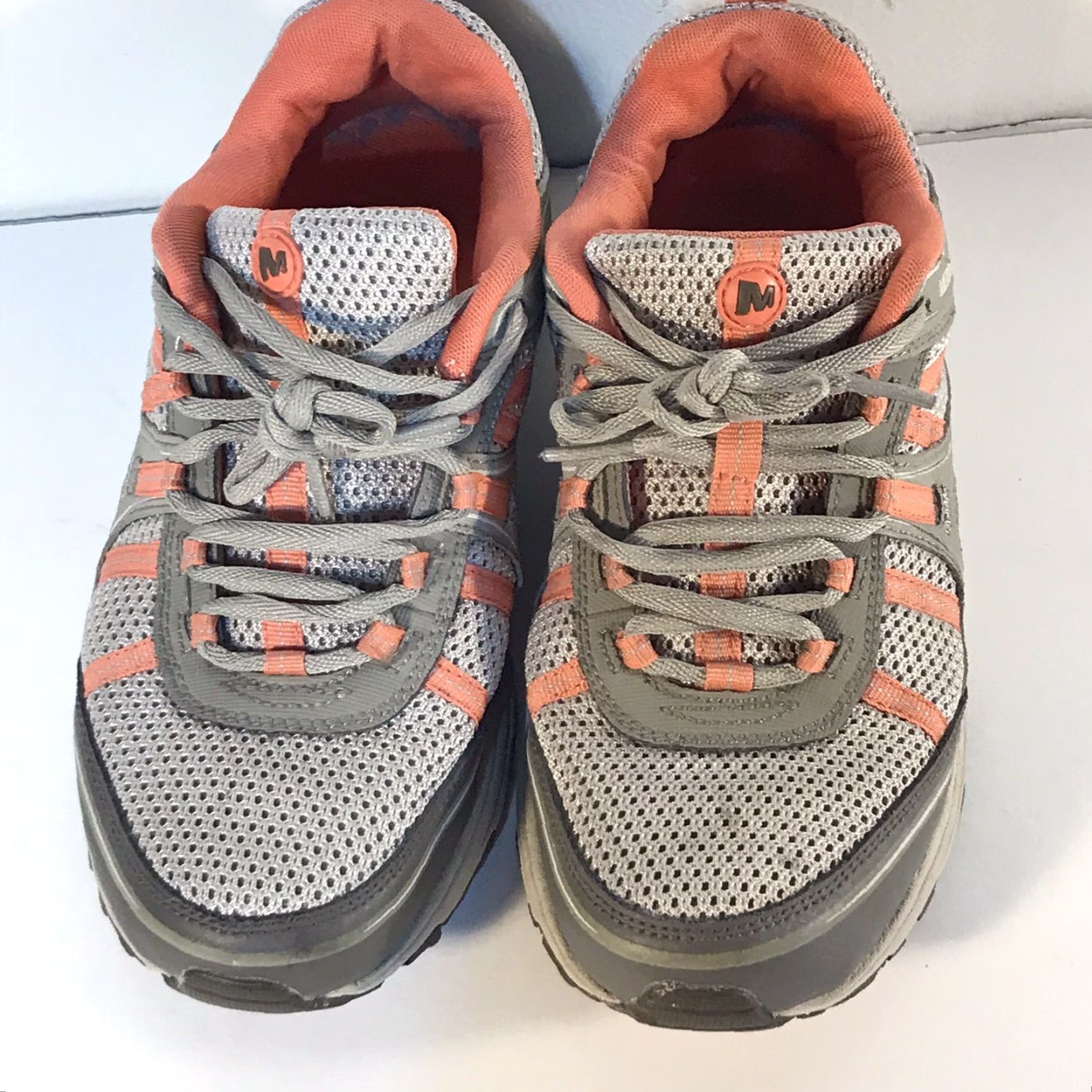 Merrell Merrell Performance Sneakers Women's Size 7.5 Aluminum/Coral Athletic Walking Hiking Size US 7.5 / IT 37.5 - 5 Thumbnail