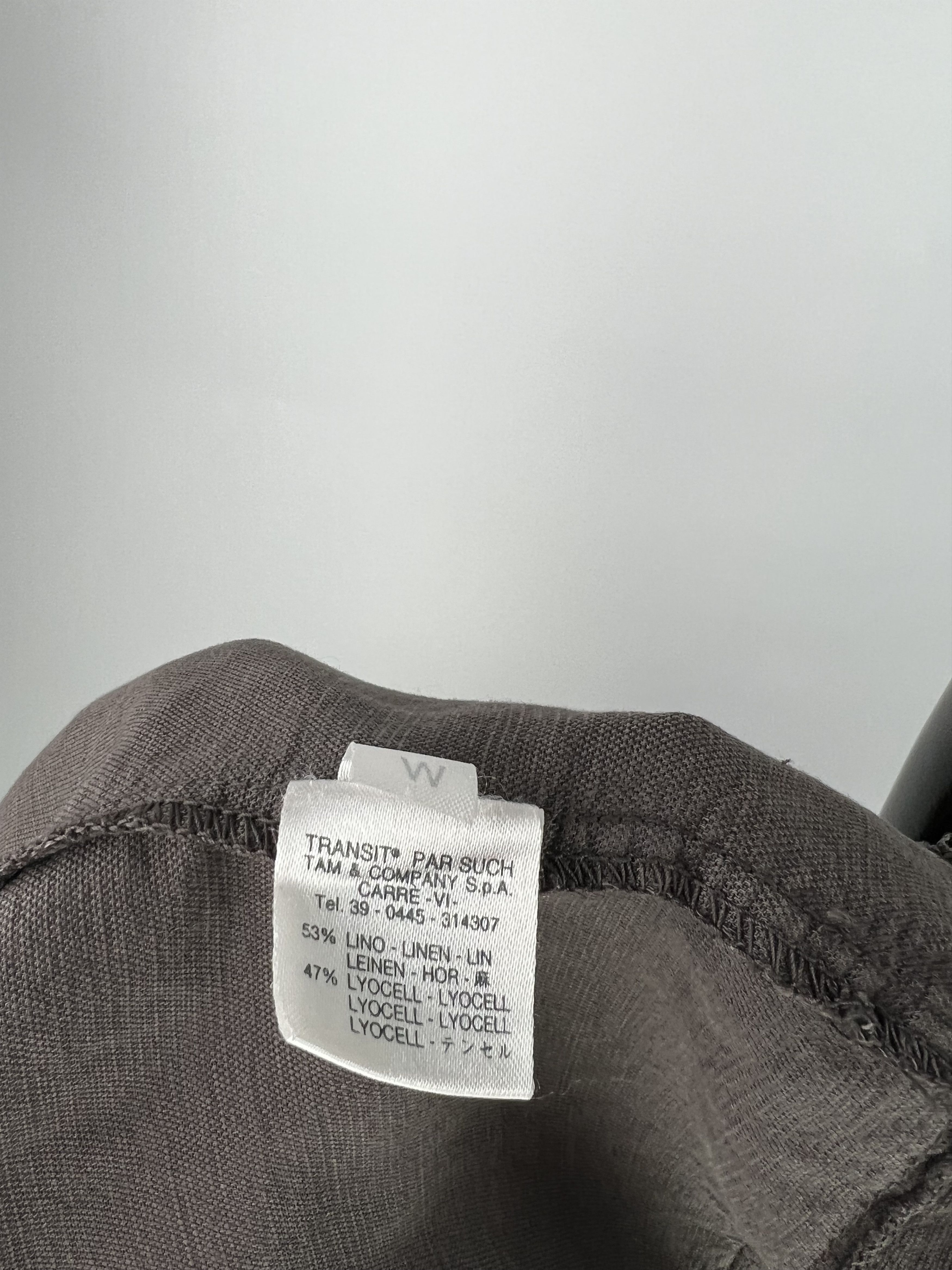 Transit Transit Par Such Rare Vtg Linen Lyocell Cropped Jacket M Size M / US 6-8 / IT 42-44 - 5 Thumbnail