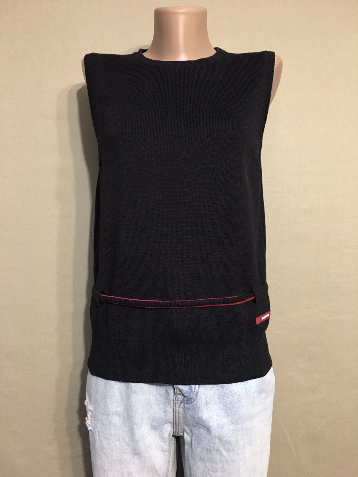 Bally BALLY Golf Black Knit Vest Womens Size EU 38 Size M / US 6-8 / IT 42-44 - 2 Thumbnail