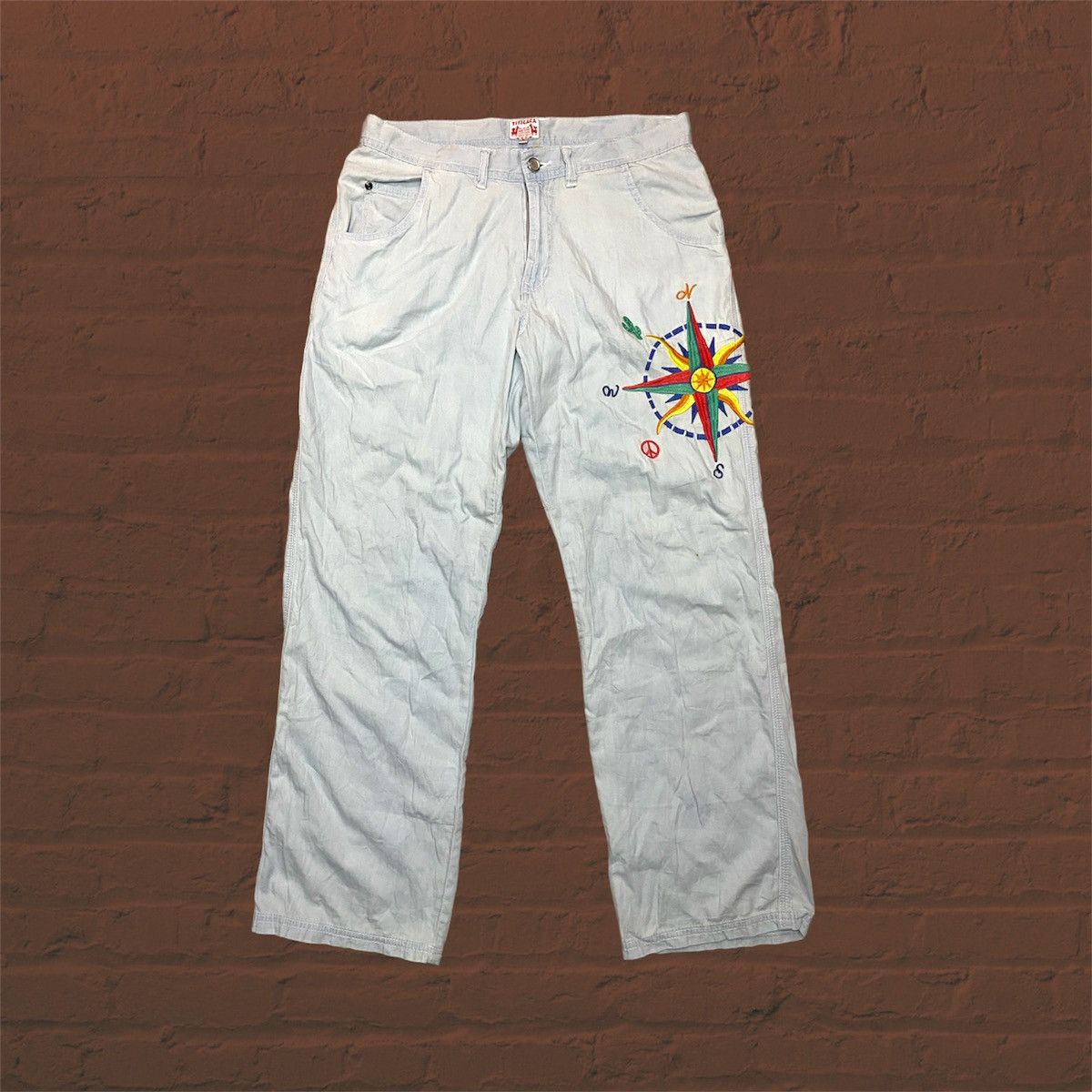 Japanese Brand Vintage titicaca embroidered logo pants Size US 32 / EU 48 - 16 Thumbnail