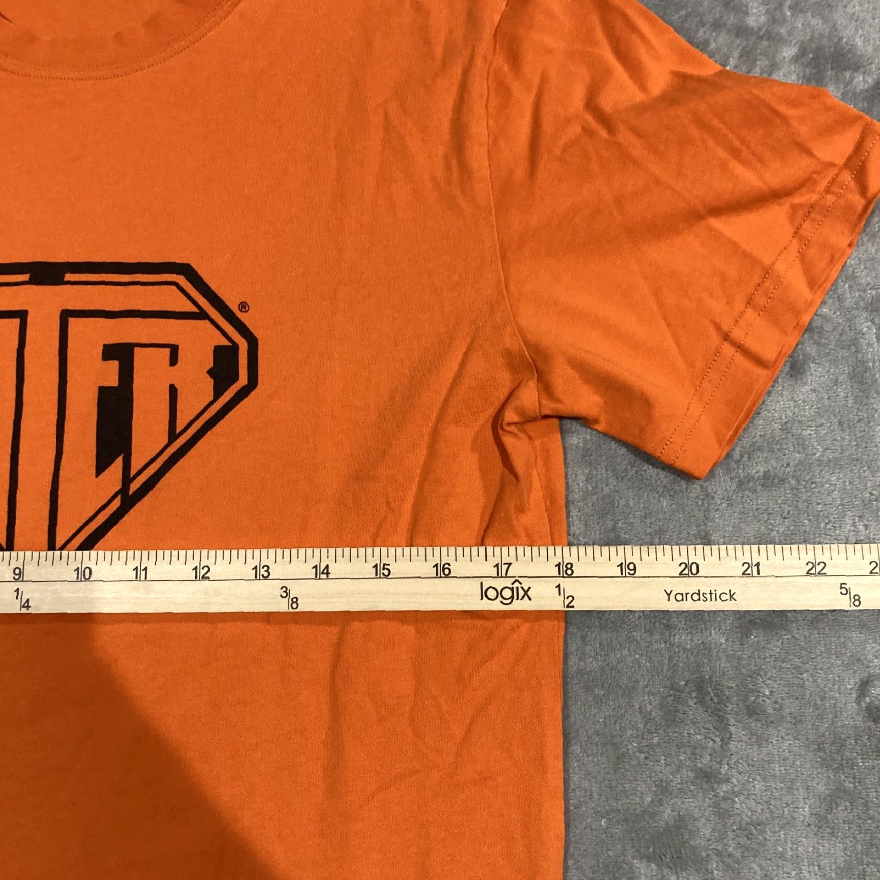 Logo 7 Iuter Logo T-Shirt - S Men Orange Logo Small Size US S / EU 44-46 / 1 - 5 Thumbnail