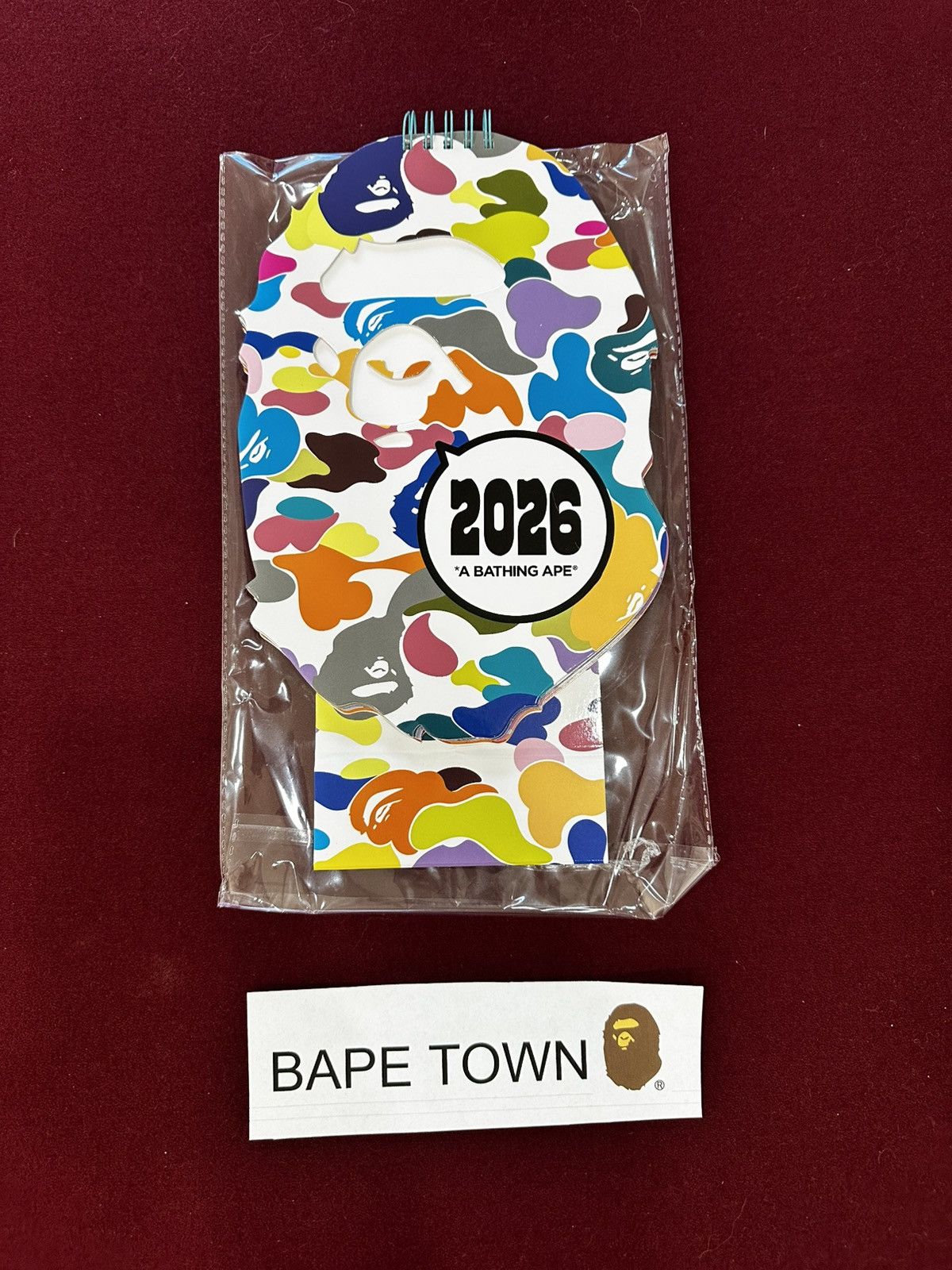 BAPE 2026 MULTI CAMO CALENDAR + 60 BABY MILO STICKERS