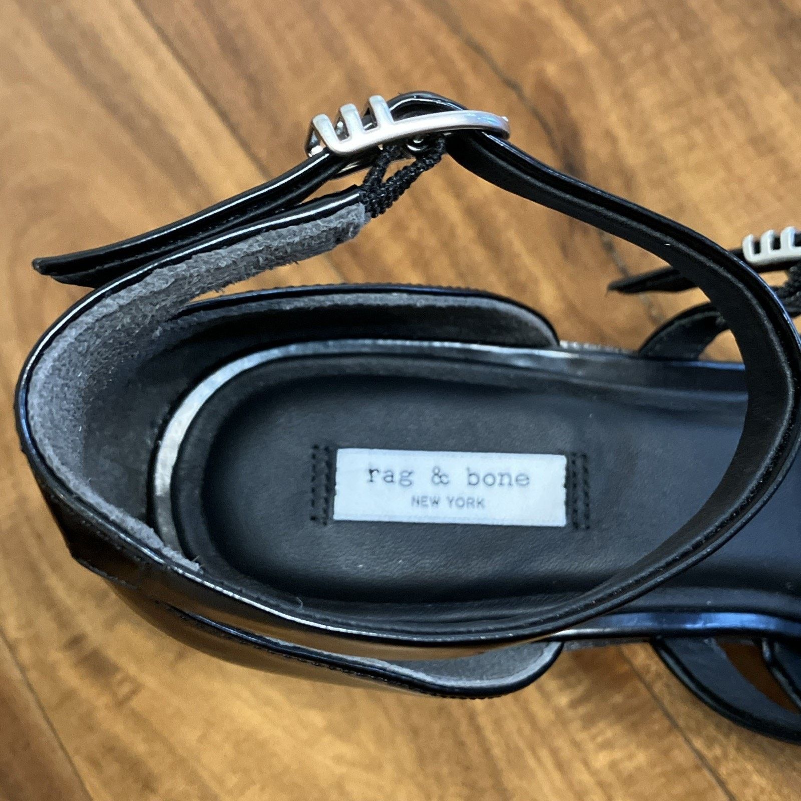 Rag & Bone NIB $468 Rag & Bone Mari Heel Sandal Black Suede Size: 9.5 Size US 9.5 / IT 39.5 - 5 Thumbnail