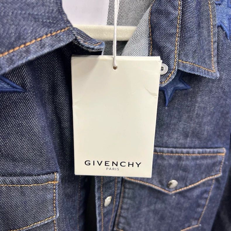 Givenchy Givenchy Blue star embroidered denim jacket, size S Size US S / EU 44-46 / 1 - 7 Thumbnail