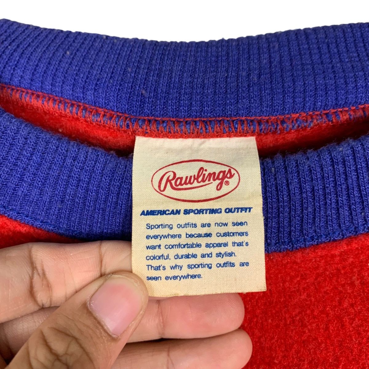 Japanese Brand Vintage FIAT Garwhar Red Fleece Sweatshirt #1380-C62 Size US L / EU 52-54 / 3 - 11 Thumbnail
