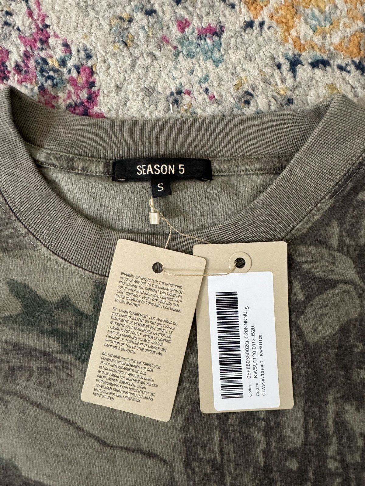 Yeezy UNRELEASED YEEZY SEASON 5 SAMPLE CAMO TEE DSWT SAMPLE Size US S / EU 44-46 / 1 - 2 Thumbnail