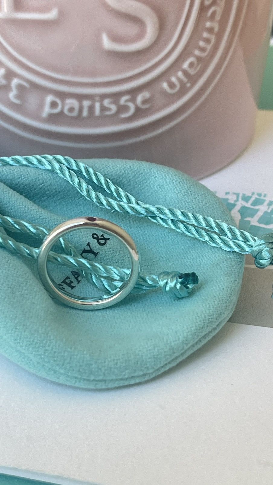 Tiffany & Co. Tiffany & Co. Elsa Peretti Ruby Silver Stacking Band 5 $450 Size ONE SIZE - 3 Thumbnail