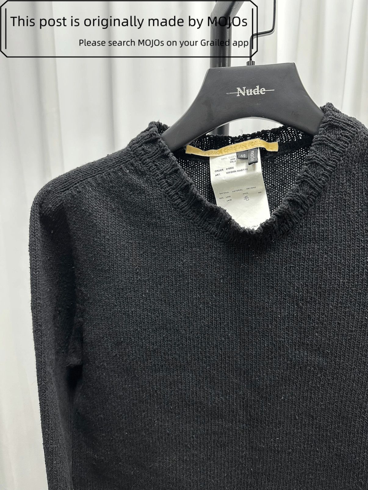 Carol Christian Poell Sz 48 Carol Christian Poell Knitwear mojos12132152 Size US M / EU 48-50 / 2 - 2 Thumbnail