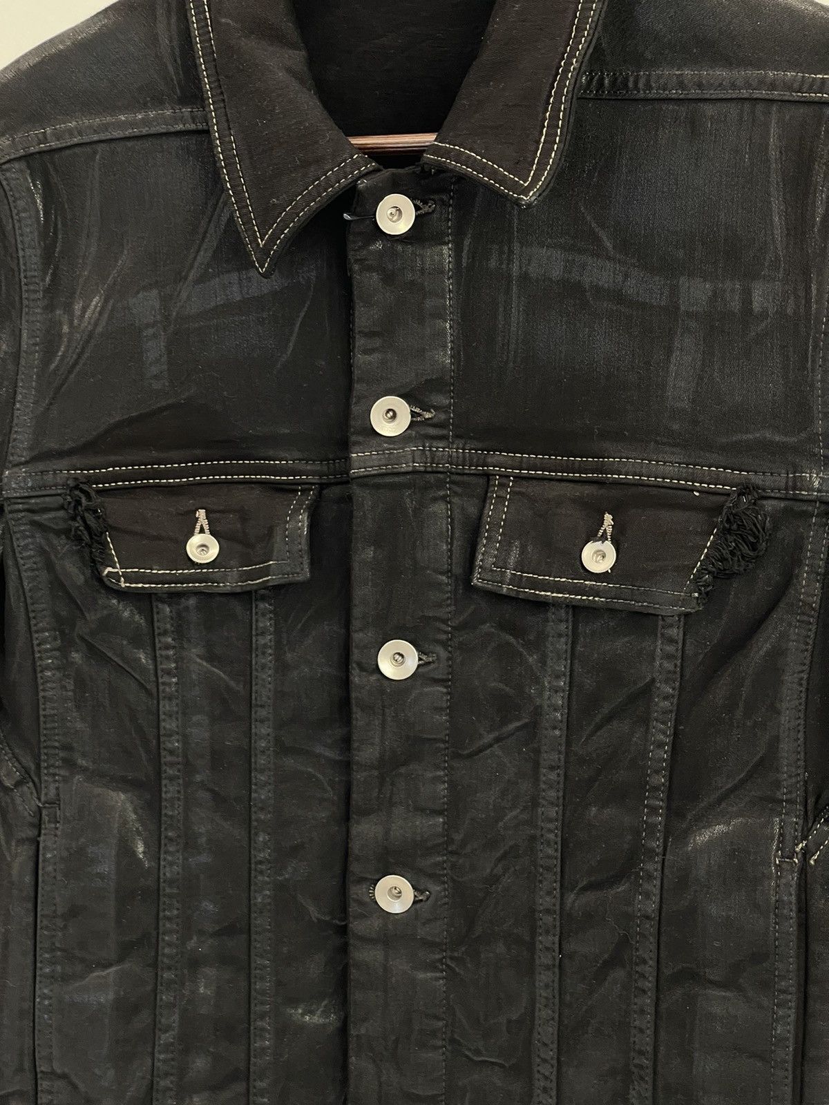 Rick Owens Drkshdw Rick owens drkshdw coated denim jacket Size US L / EU 52-54 / 3 - 3 Thumbnail