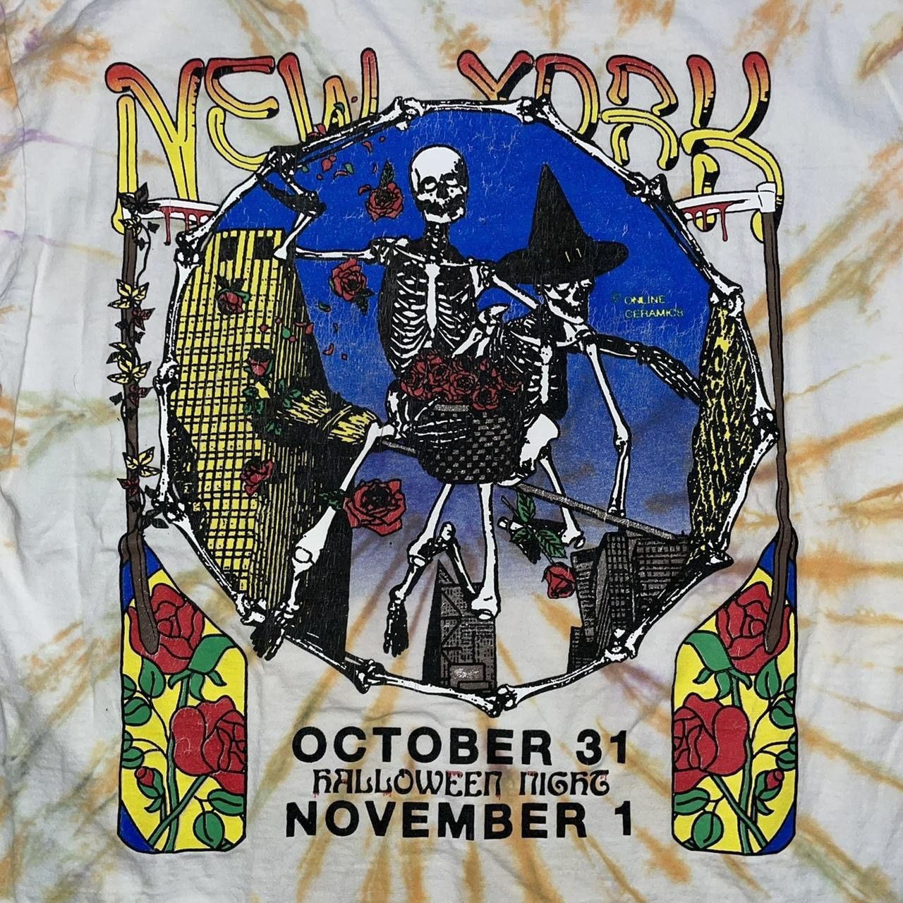 Grateful Dead × Online Ceramics Online Ceramics Grateful Dead Halloween 19’ Long Sleeve Size US XL / EU 56 / 4 - 3 Thumbnail