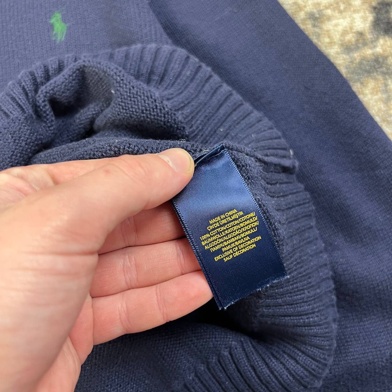 Polo Ralph Lauren Polo Ralph Lauren Luxury Mini Logo Sweater Streetwear Style Size US XL / EU 56 / 4 - 6 Thumbnail
