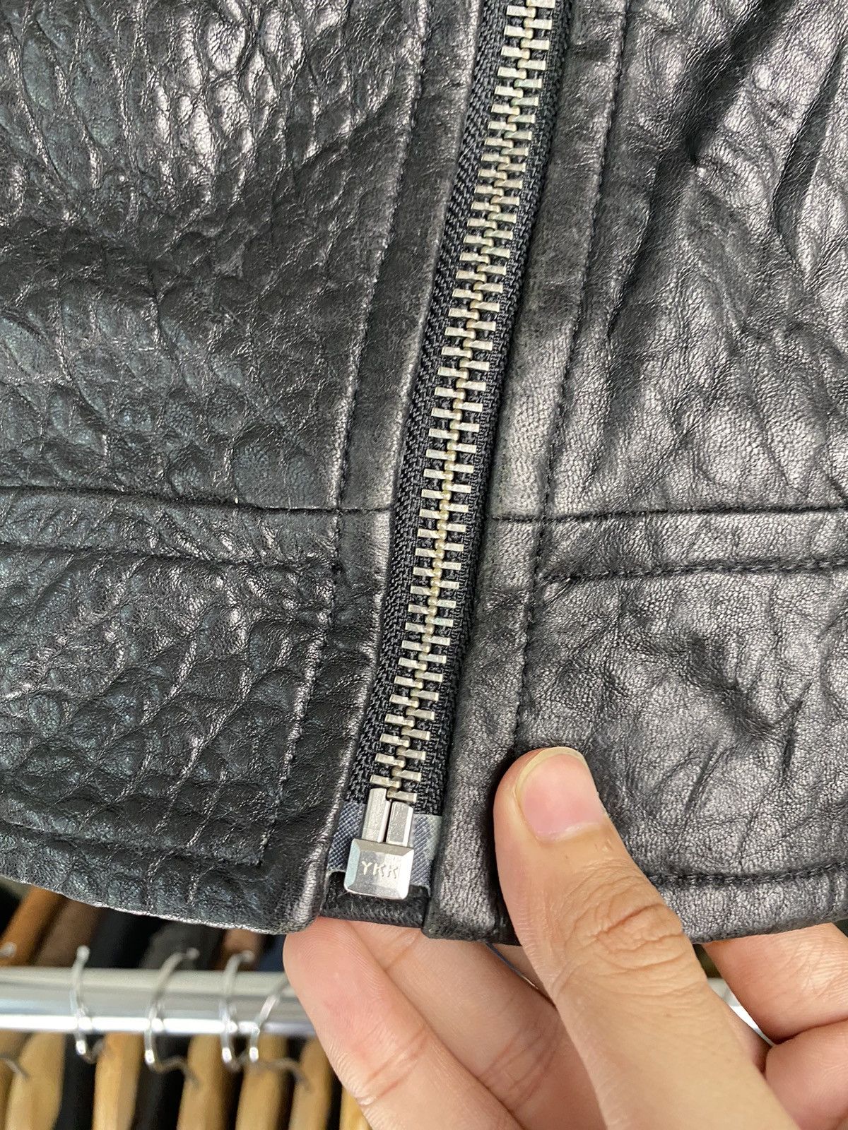 Mackage Mackage Pebbled Leather Jacket Size US XS / EU 42 / 0 - 5 Thumbnail
