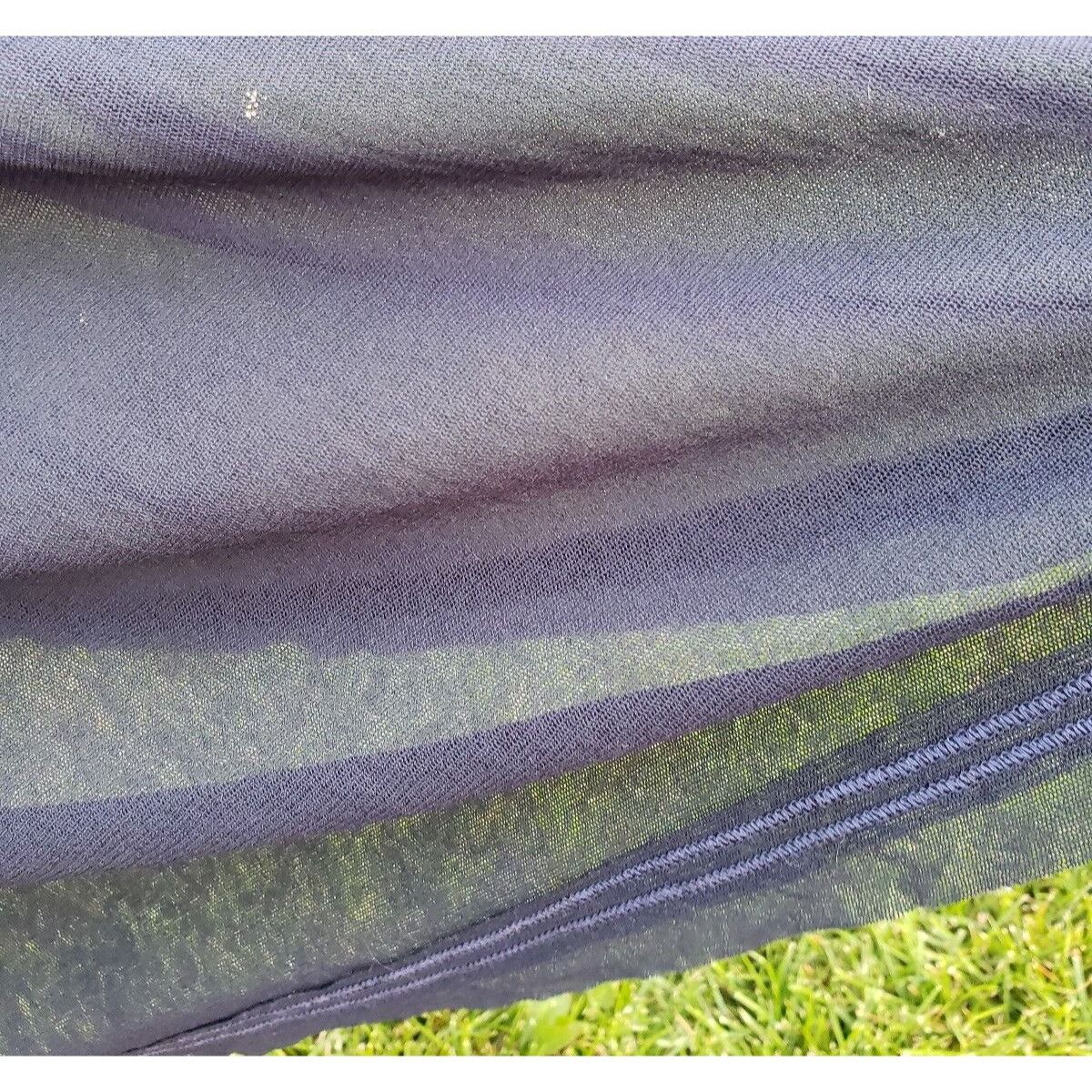 FUZZI Fuzzi Velvet Dress Womens 6 Blue Silk Chiffon Layered Italy Size S / US 4 / IT 40 - 10 Thumbnail