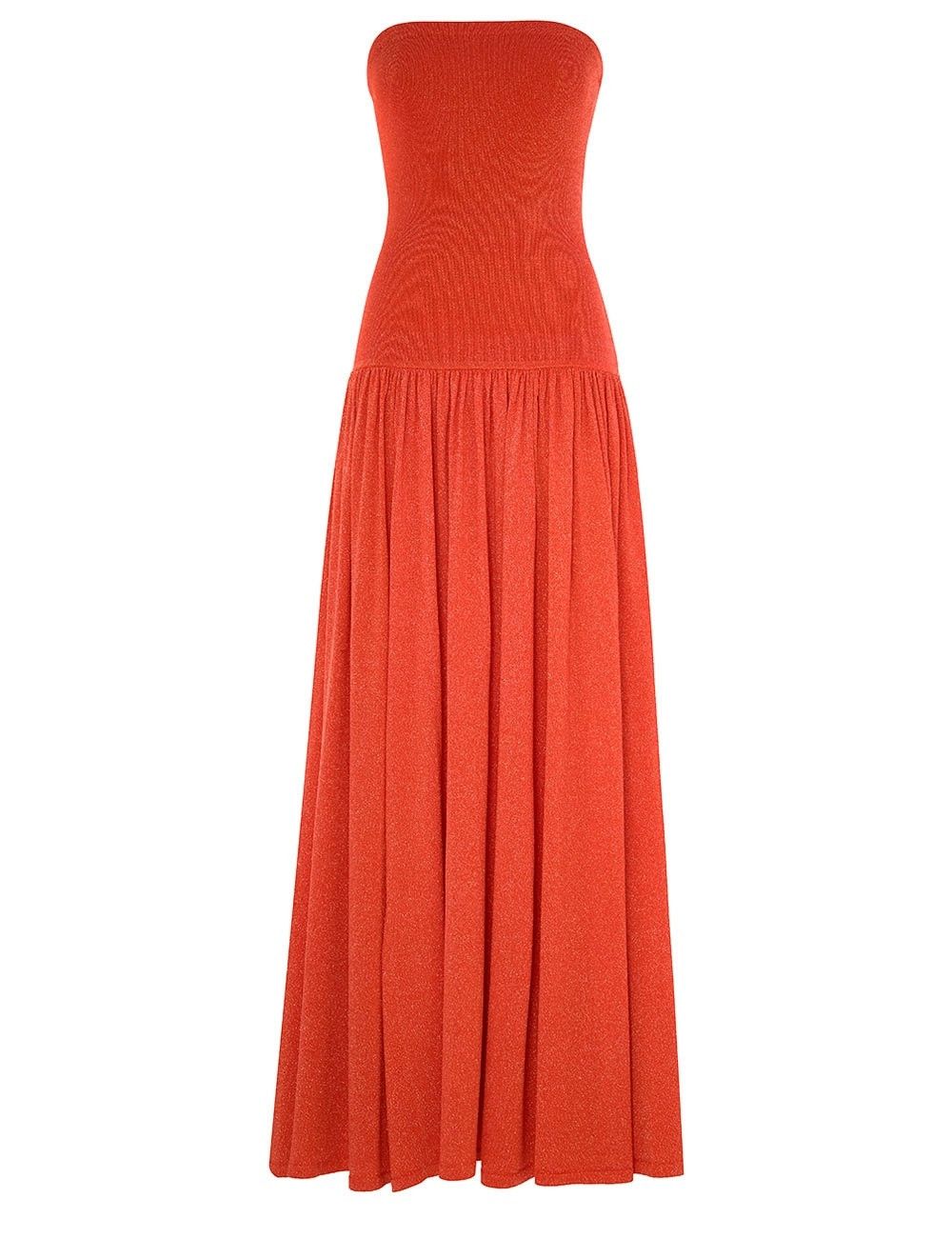 oc11z0525 Tranquility Maxi Dress in Red
