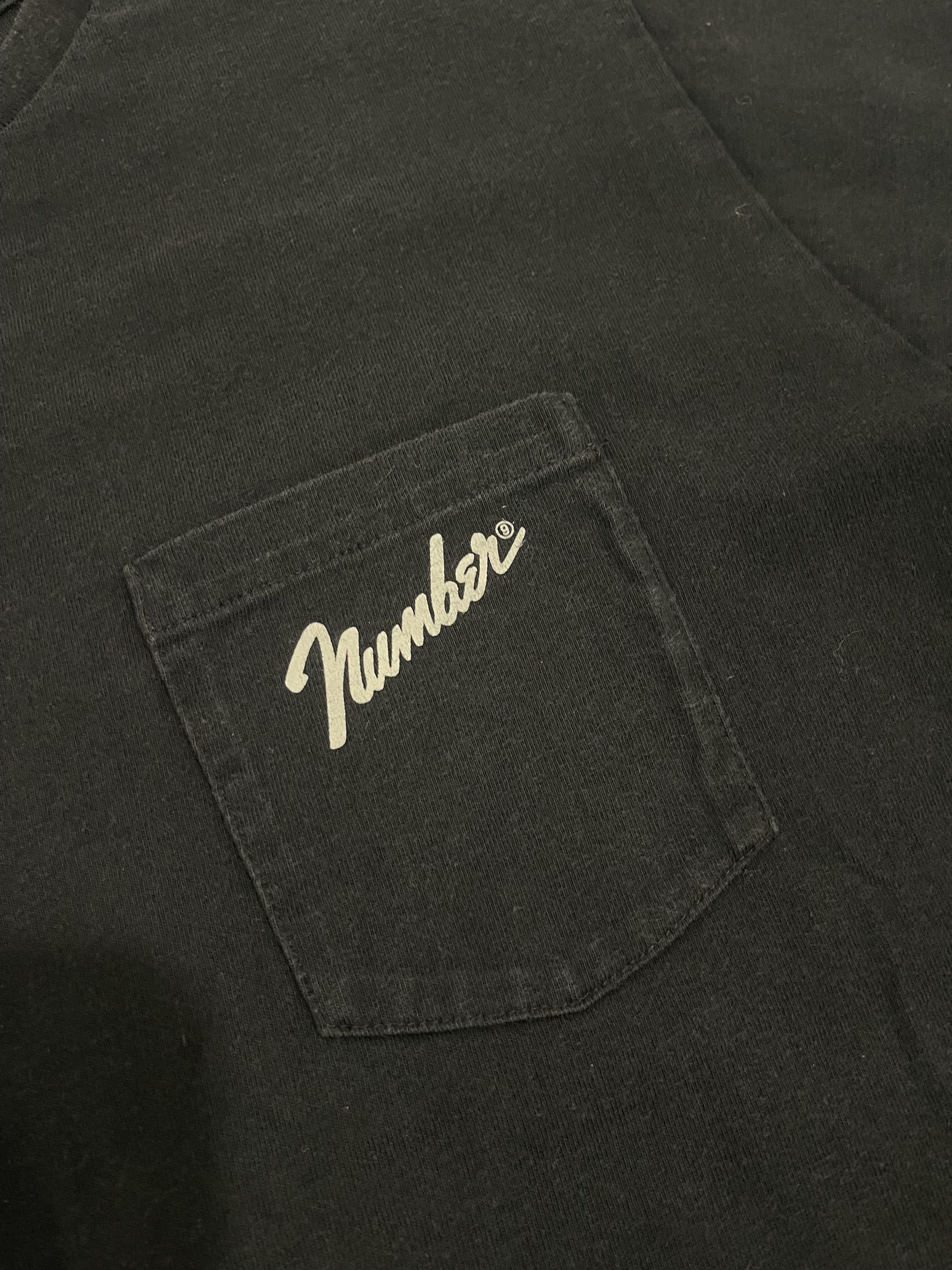 Number (N)ine Number Nine Fender Single Pocket Black Tee Size US M / EU 48-50 / 2 - 3 Thumbnail