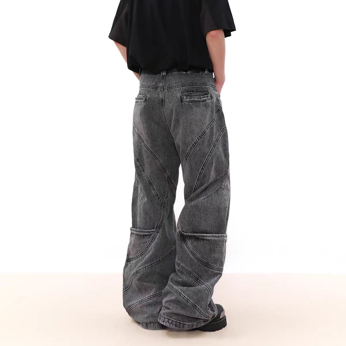 Japanese Brand × Jean High Street Deconstructed Design Jeans Size US 29 - 2 Thumbnail
