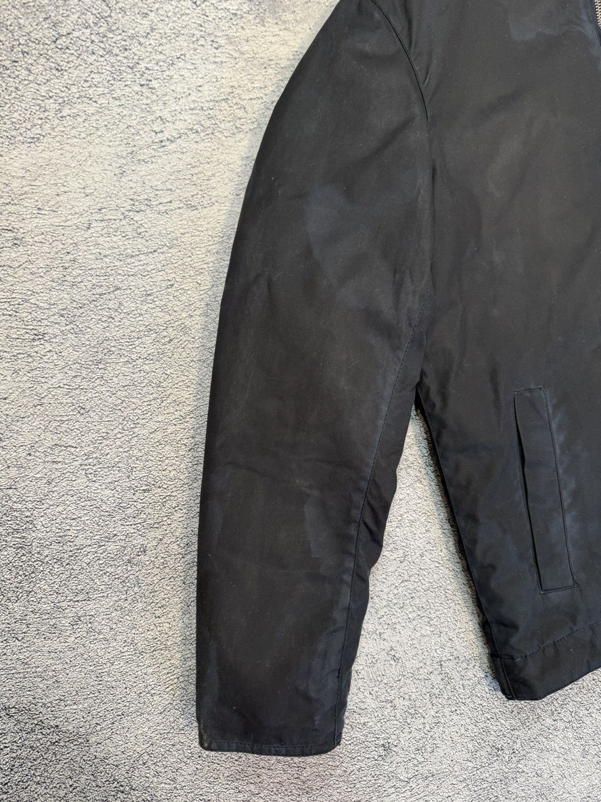 Barbour Barbour Barnby Wax Jacket Men M Black Waxed Cotton Coat Logo Size US M / EU 48-50 / 2 - 18 Thumbnail