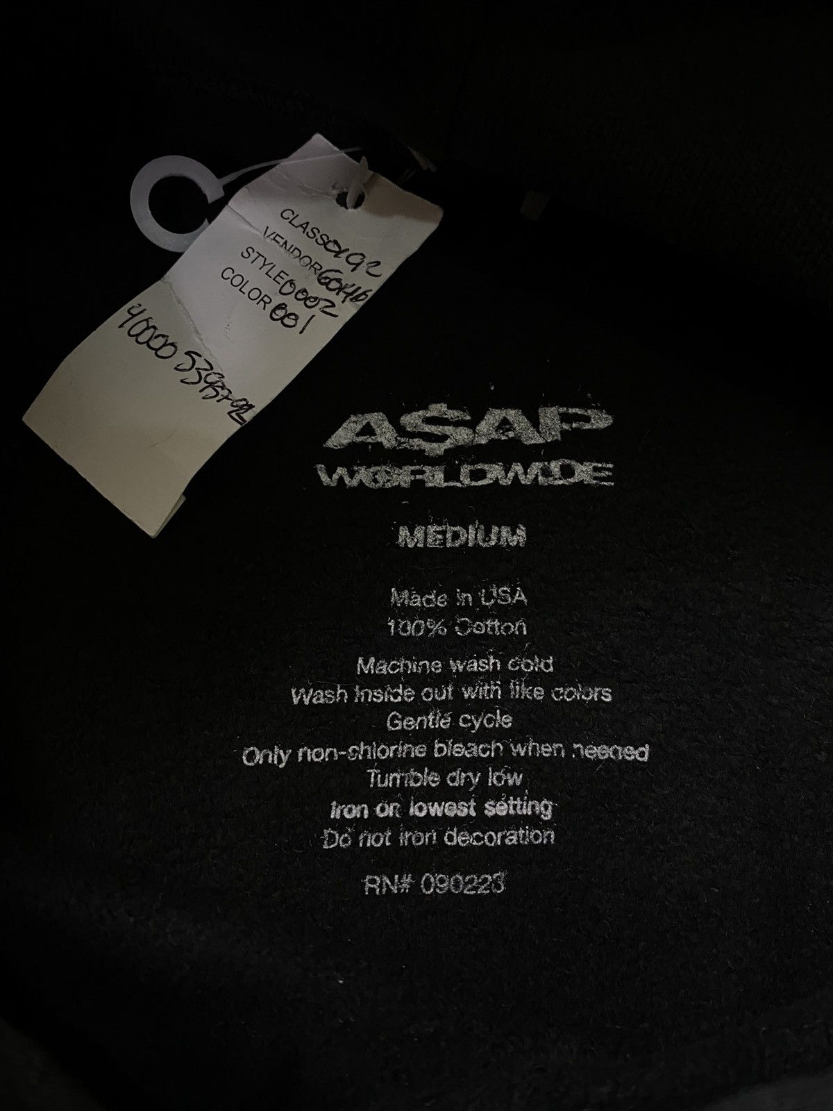AWGE ASAP MOB HOODIE. Size US M / EU 48-50 / 2 - 11 Thumbnail