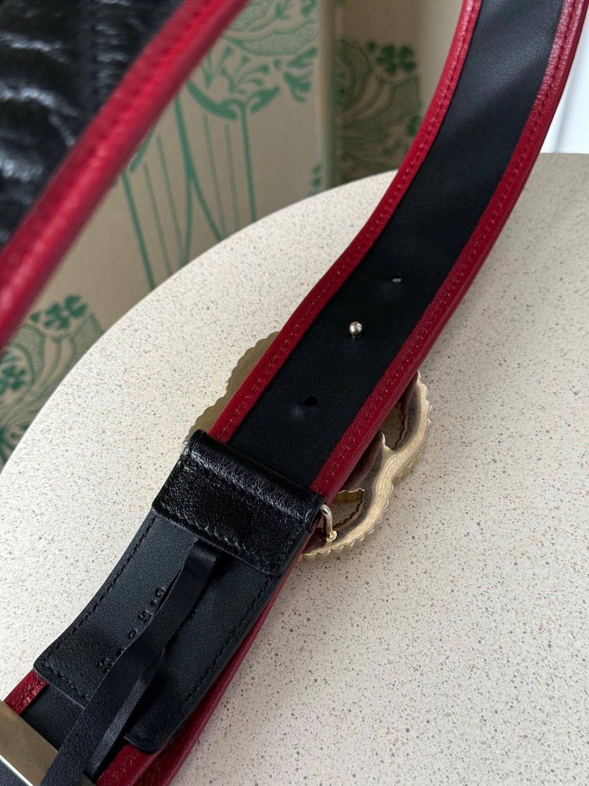 Gucci Gucci Azalea Calfskin Torchon Double G Marmont Belt 90/36 Size ONE SIZE - 8 Thumbnail