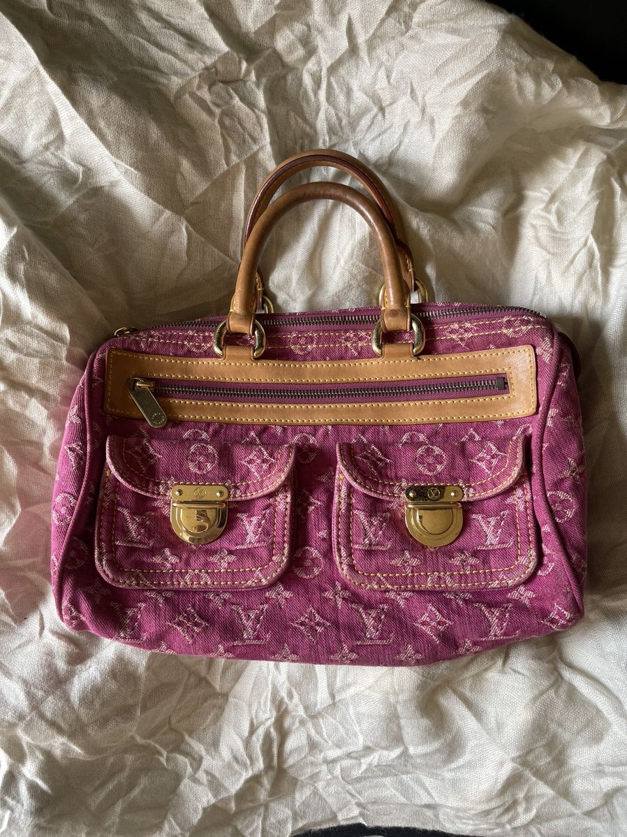 Louis Vuitton × Vintage Louis Vuitton Neo Denim Speedy Size ONE SIZE - 1 Thumbnail