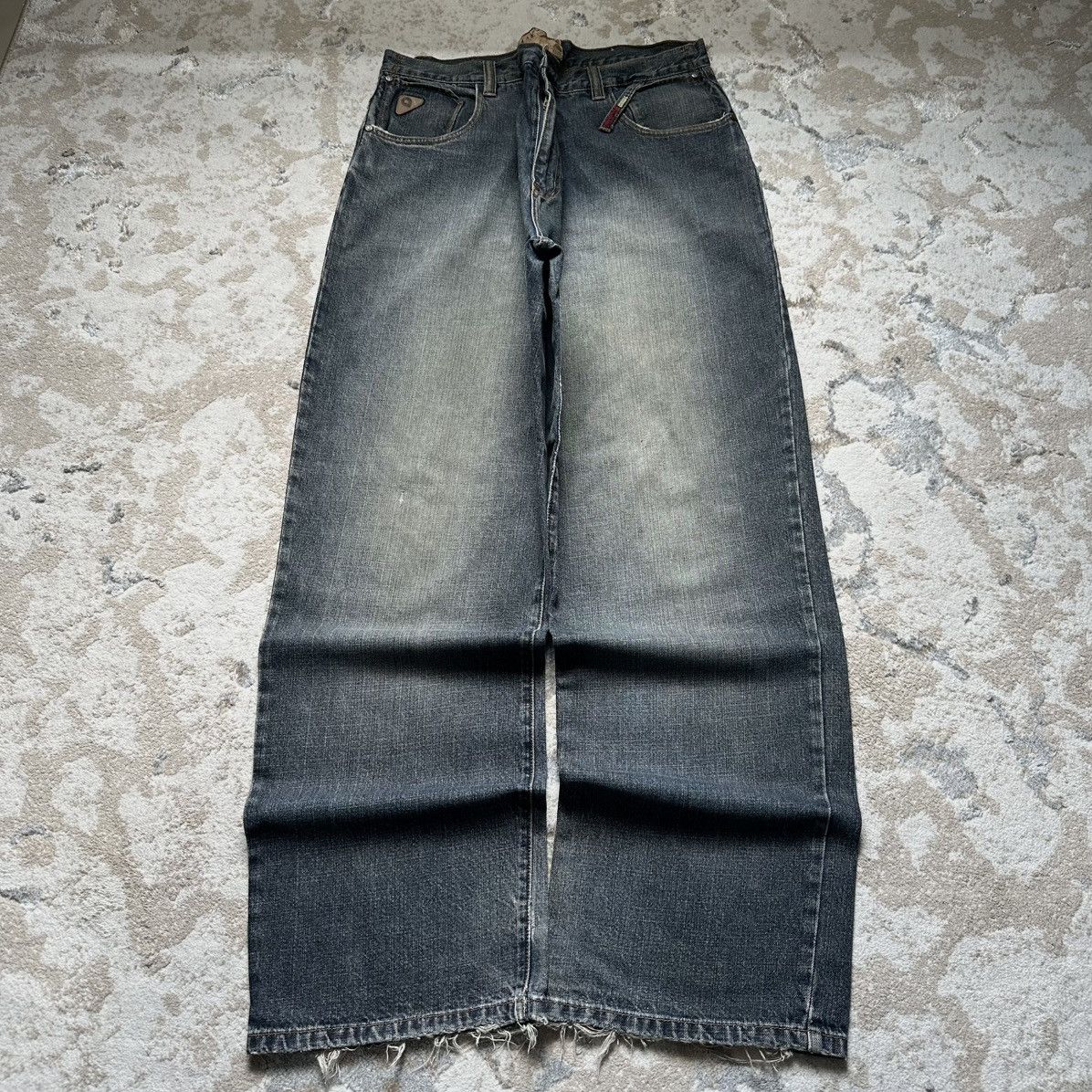 Akademiks Akademiks Washed Y2K Super Baggy Jeans Embroidery Size US 38 / EU 54 - 4 Thumbnail