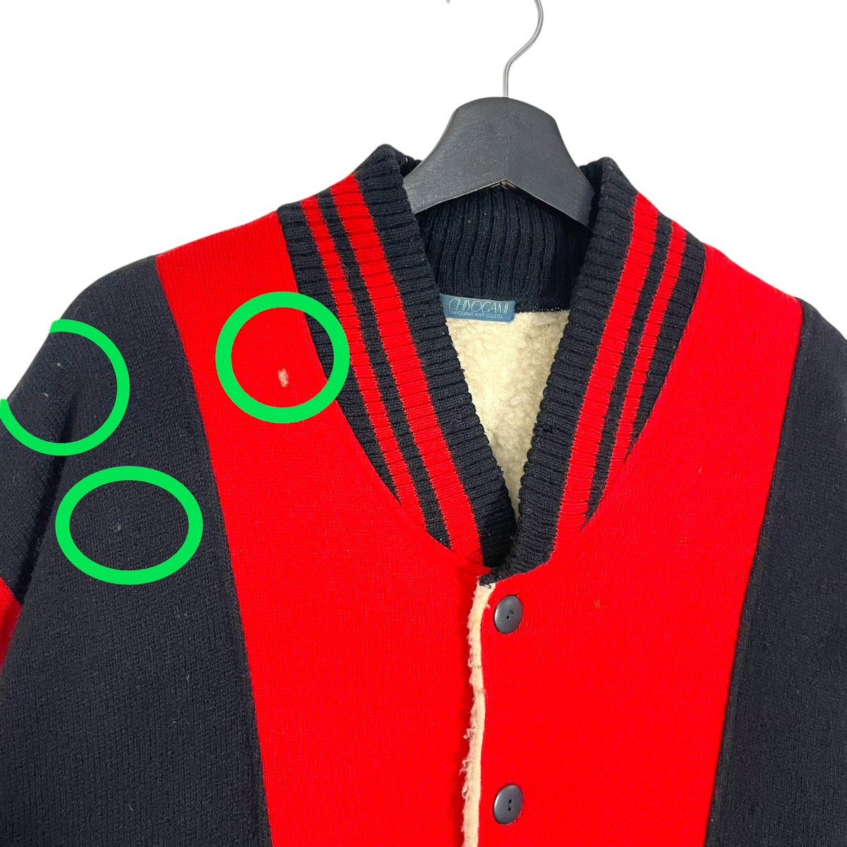 Japanese Brand Vintage Chiyogami Knit Jacket Japanese Brand Button Up Size L / US 10 / IT 46 - 7 Thumbnail