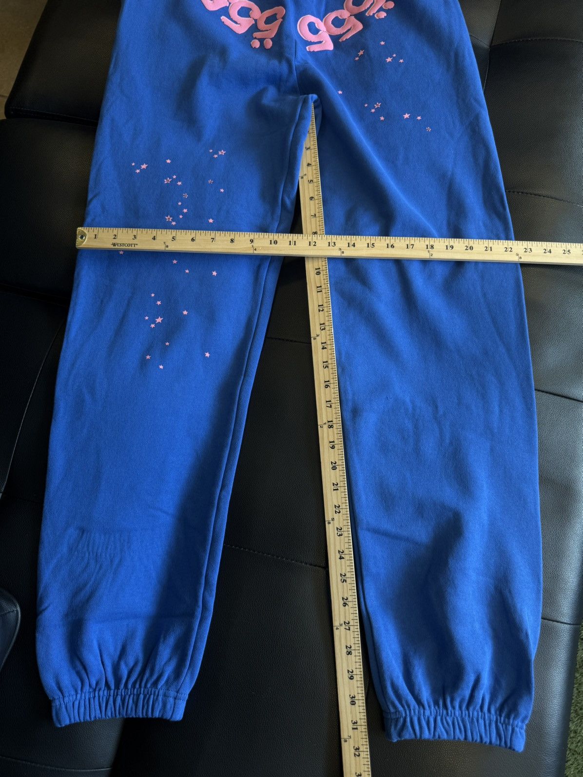 Sp5der Sp5der Worldwide Pink Blue Sweatpants Size L (NEW) Size US 33 - 13 Thumbnail