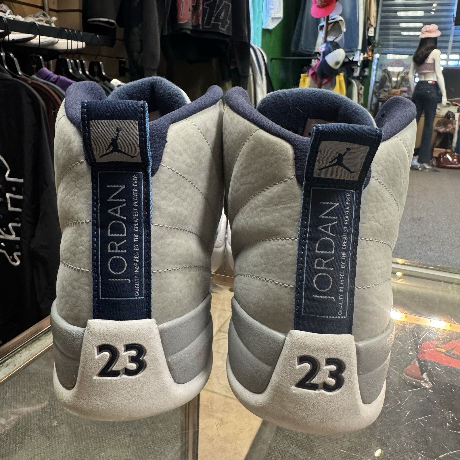Jordan Brand Size 13 - Nike Air Jordan 12 Retro Grey University Blue Size US 13 / EU 46 - 5 Thumbnail